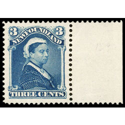 newfoundland stamp 49 queen victoria 3 1880 M VFNH 004