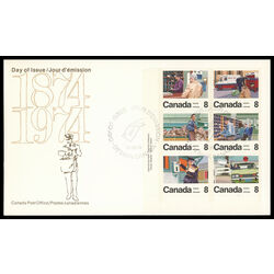 canada stamp 639a letter carrier service 1974 FDC LL 001