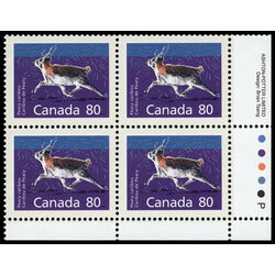 canada stamp 1180 peary caribou 80 1990 PB LR