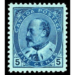 canada stamp 91 edward vii 5 1903 M XFNH 042