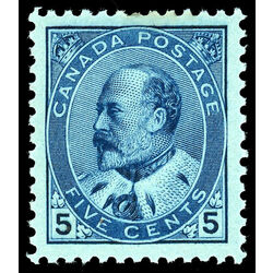 canada stamp 91 edward vii 5 1903 M XFNH 044