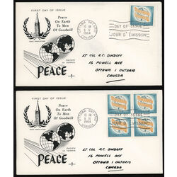 canada stamp 416 pacern in terris 5 1964 FDC 005