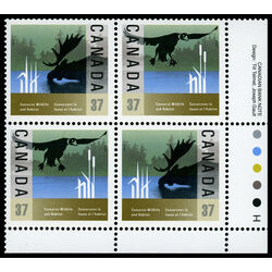 canada stamp 1205a wildlife conservation 1988 PB LR