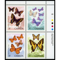 canada stamp 1213a butterflies 1988 PB UR