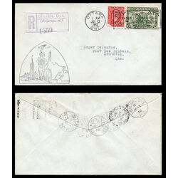 canada stamp 192 4 fdc king george v britannia 1932 FDC COMBO 001