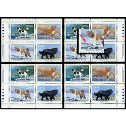 canada stamp 1220a dogs of canada 1988 PB SET 1219I