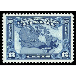 canada stamp 145 map of canada 1867 1927 12 1927 M VFNH 010