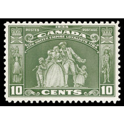 canada stamp 209 loyalists statue 10 1934 M VFNH 034