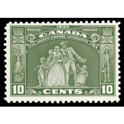 canada stamp 209 loyalists statue 10 1934 M VFNH 035