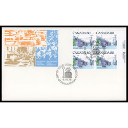 canada stamp 725 maritime street scene 80 1978 FDC UR 003