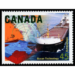 canada stamp 1595 ocean technology 45 1996