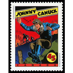 canada stamp 1580 johnny canuck drawing by leo bachle 45 1995