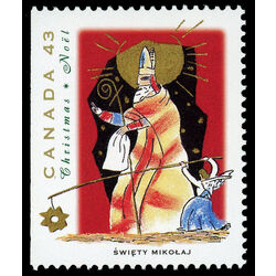 canada stamp 1499as swiety mikolaj and gwiazdka poland 43 1993