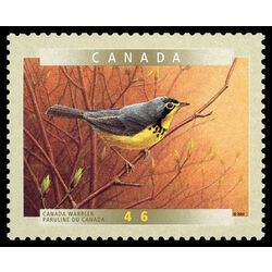 canada stamp 1839 canadian warbler 46 2000