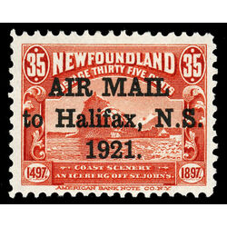 newfoundland stamp c3h iceberg 35 1921 M VF 005