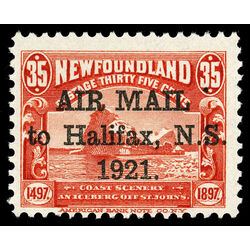 newfoundland stamp c3h iceberg 35 1921 M F 006