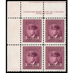 canada stamp 252 king george vi in airforce uniform 3 1943 PB %2327 UL