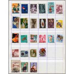 233 japan used stamps