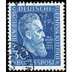 germany stamp 686 wilhelm roentgen 1951 U 002