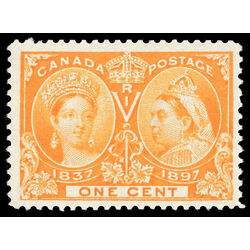 canada stamp 51 queen victoria diamond jubilee 1 1897 M VFNH 038