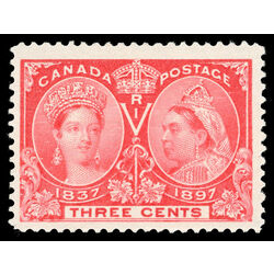 canada stamp 53 queen victoria diamond jubilee 3 1897 M F VFNH 029