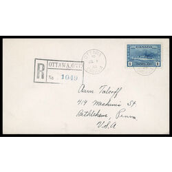 canada stamp 262 tribal class destroyer royal canadian navy 1 1942 FDC 027