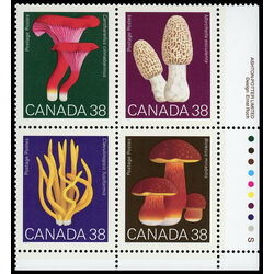 canada stamp 1248a mushrooms 1989 PB LR