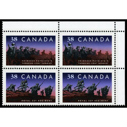 canada stamp 1250a canadian infantry regiments 1989 CB UR