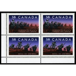 canada stamp 1250a canadian infantry regiments 1989 CB LL