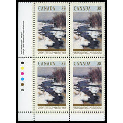 canada stamp 1256 bend in gosselin river arthabaska 38 1989 PB LL