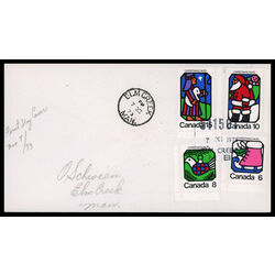 canada stamp 625 8 fdc christmas celebrating 1973 FDC COMBO 010