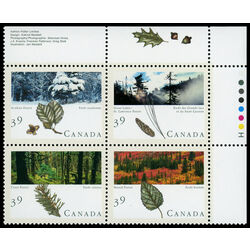 canada stamp 1286a majestic forests of canada 1990 PB UR