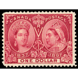 canada stamp 61 queen victoria diamond jubilee 1 1897 M F VF 101