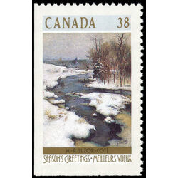 canada stamp 1256b bend in gosselin river arthabaska 38 1989