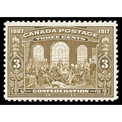 canada stamp 135 fathers of confederation 3 1917 M VFNH 038