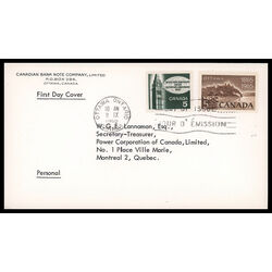 canada stamp 441 peace tower 5 1965 FDC CBN 010