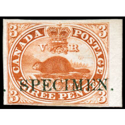 canada stamp 1tci beaver 3d 1851 M F VF 001