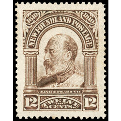 newfoundland stamp 102 king edward vii 12 1911