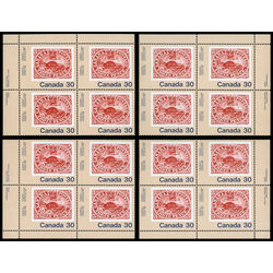 canada stamp 909 three penny beaver no 1 30 1982 PB SET