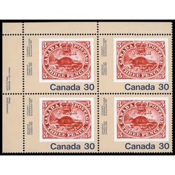 canada stamp 909 three penny beaver no 1 30 1982 PB UL