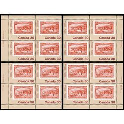 canada stamp 910 champlain s departure no 102 30 1982 PB SET