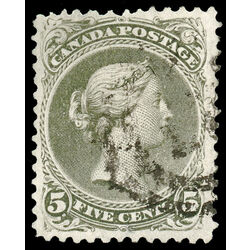 canada stamp 26 queen victoria 5 1875 U F 022