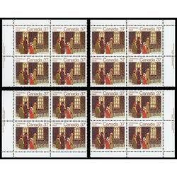 canada stamp 1005 family going to church 37 1983 PB SET