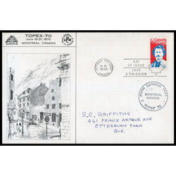 canada stamp 515 louis riel 6 1970 FDC 011