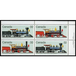 canada stamp 1037a canadian locomotives 1860 1905 2 1984 PB UR