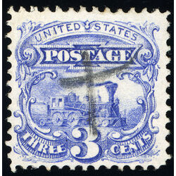 us stamp postage issues 114 locomotive ultramarine 3 1869 U 007