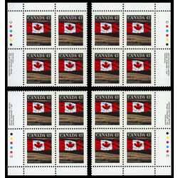 canada stamp 1359 flag over field 43 1992 PB SET