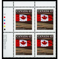 canada stamp 1359x flag over field 43 1995 PB UL