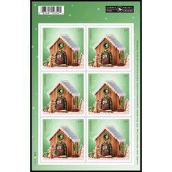 canada stamp 3469a holiday gingerbread houses 8 40 2024