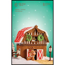 canada stamp 3470a holiday gingerbread houses 2024